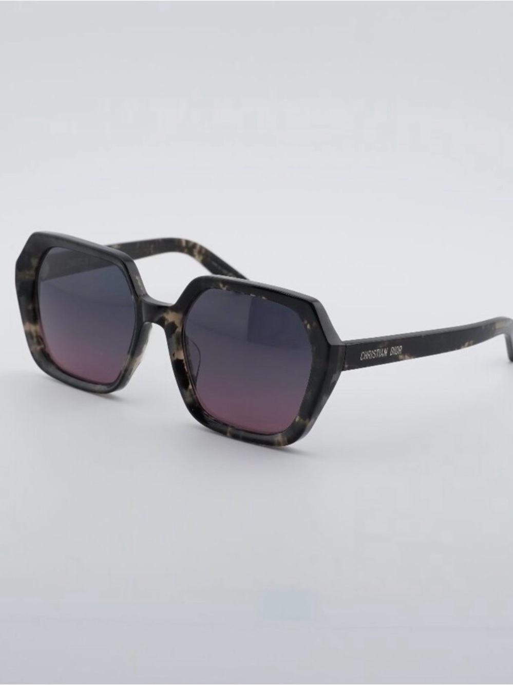 Dior Women's Black Oversized Square Sunglasses
